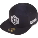 cappello-nero-snapback-con-visiera-piatta-dice-dungeons-dragons-di-difuzed
