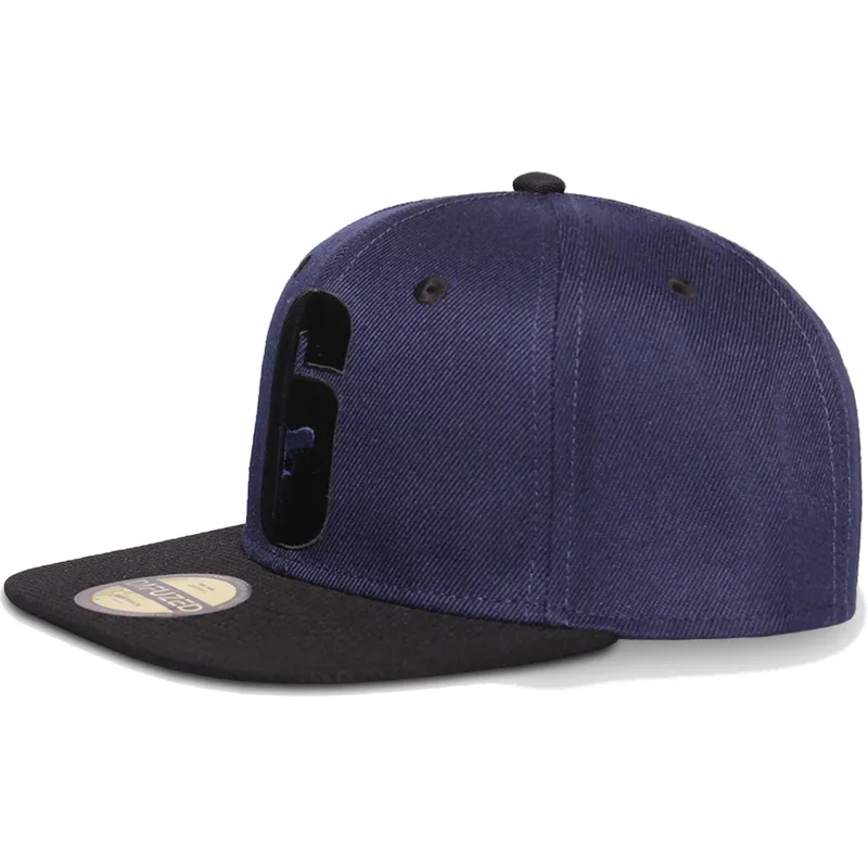 cappelli-piatta-blu-marino-snapback-di-difuzed