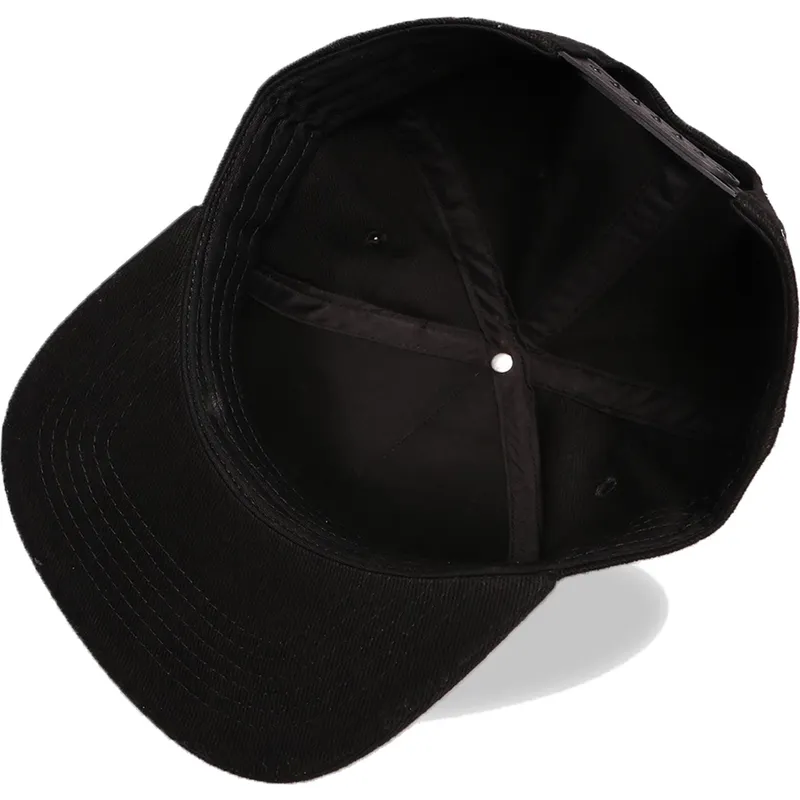 cappello-piatto-nero-snapback-t-rex-dinosauro-jurassic-park-di-difuzed