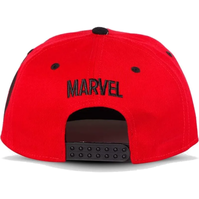 berretto-piatto-rosso-e-nero-snapback-capitan-america-japanese-marvel-comics-di-difuzed