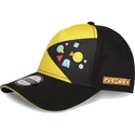 cappello-snapback-nero-con-visiera-curva-pac-man-di-difuzed