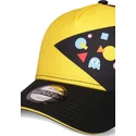 cappello-snapback-nero-con-visiera-curva-pac-man-di-difuzed