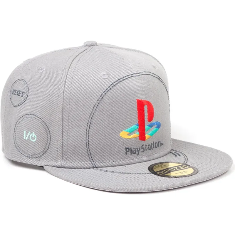 cappelli-piatta-grigio-snapback-di-difuzed