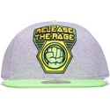 cappellino-snapback-grigio-e-verde-per-bambino-hulk-release-the-rage-marvel-comics-di-difuzed