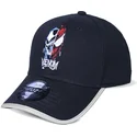 cappellino-nero-con-visiera-curva-snapback-venom-marvel-comics-di-difuzed