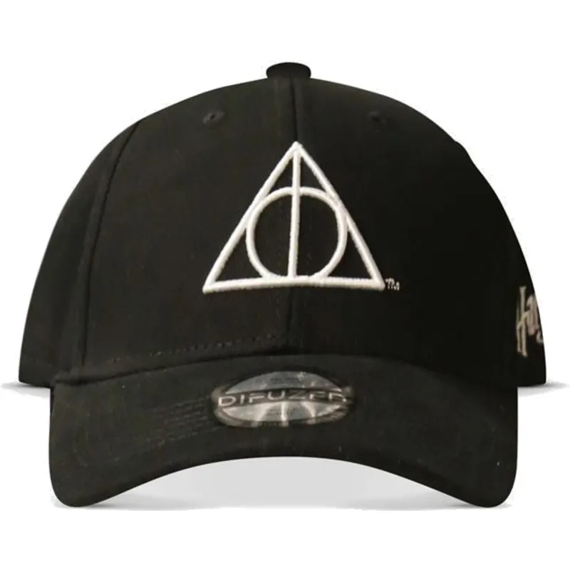 cappellino-curvo-nero-snapback-i-doni-della-morte-harry-potter-di-difuzed