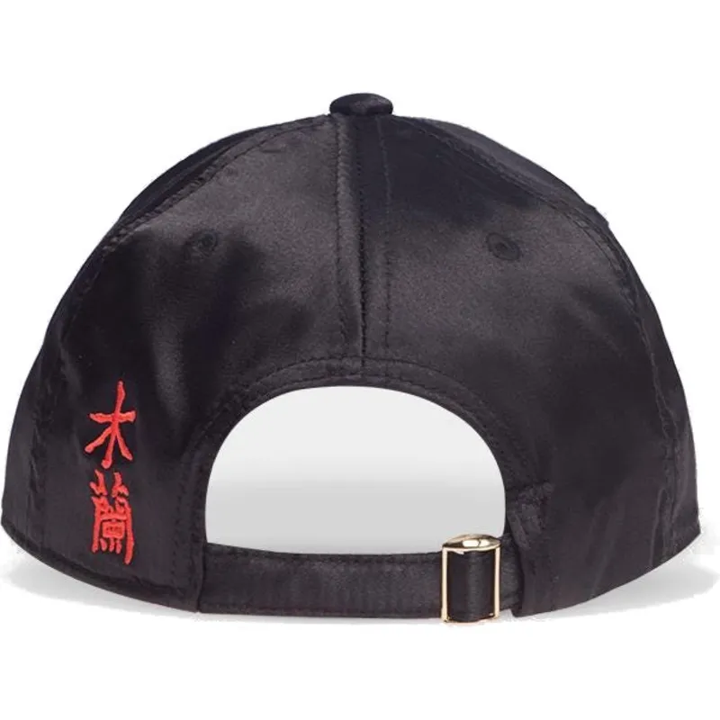 cappellino-curvo-nero-regolabile-mulan-disney-di-difuzed