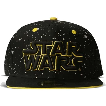 cappello-nero-snapback-galaxy-star-wars-di-difuzed