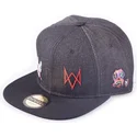 cappelli-piatta-nero-snapback-di-difuzed