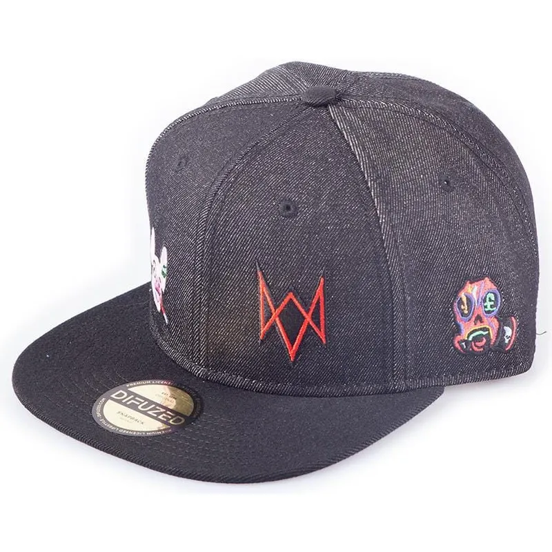 cappelli-piatta-nero-snapback-di-difuzed