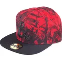 cappelli-piatta-rosso-snapback-di-difuzed