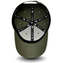 cappellino-curvo-verde-regolabile-con-logo-arancione-9forty-league-essential-dei-new-york-yankees-mlb-di-new-era