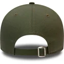 cappellino-curvo-verde-regolabile-con-logo-arancione-9forty-league-essential-dei-new-york-yankees-mlb-di-new-era