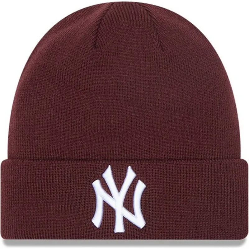 cappelli-rosso-granate-cuff-beanie-league-essential-dei-new-york-yankees-mlb-di-new-era cappelli-rosso-granate-cuff-beanie-league-essential-dei-new-york-yankees-mlb-di-new-era