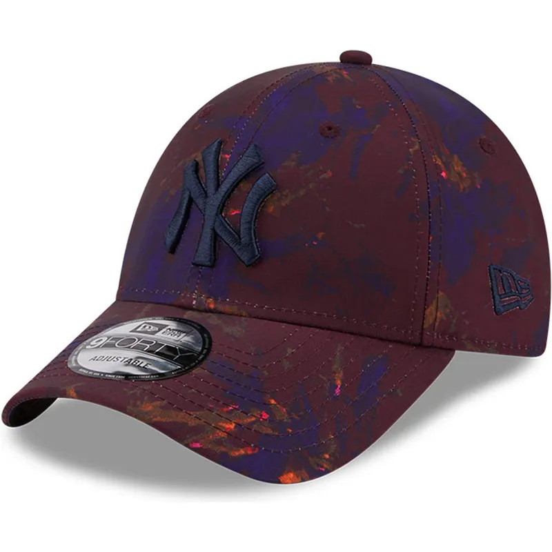 cappelli-curva-rosso-cinghia-regolabile-granate-9forty-ray-scape-dei-new-york-yankees-mlb-di-new-era cappelli-curva-rosso-cinghia-regolabile-granate-9forty-ray-scape-dei-new-york-yankees-mlb-di-new-era