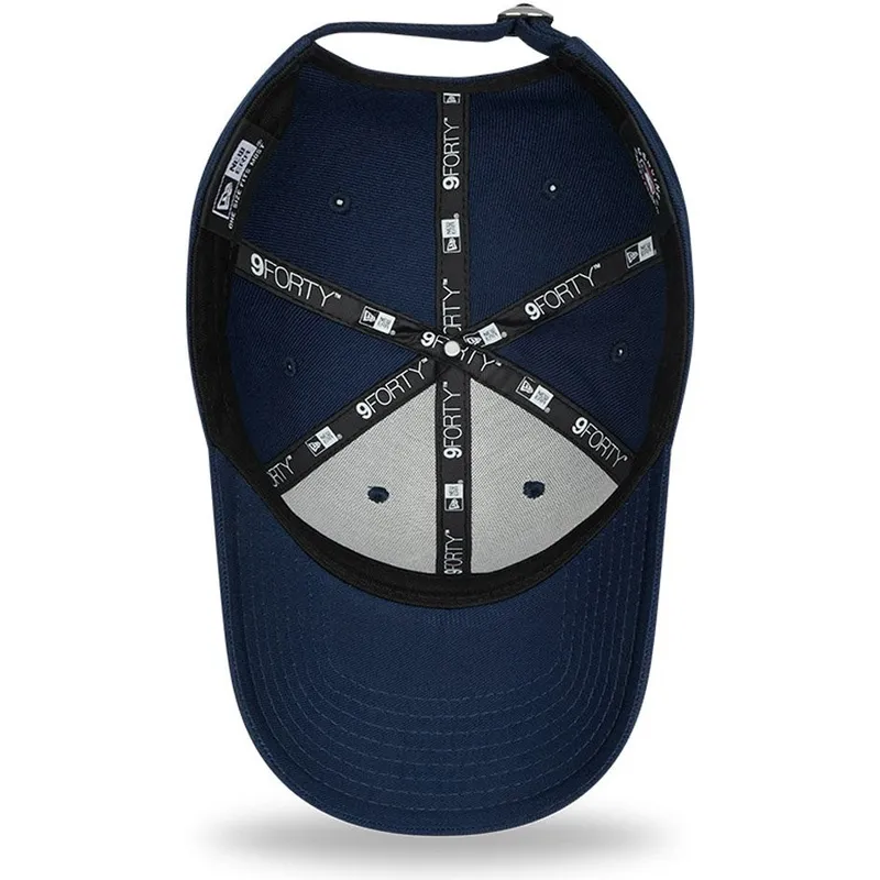 cappelli-curva-blu-marino-cinghia-regolabile-9forty-pop-outline-dei-new-york-yankees-mlb-di-new-era
