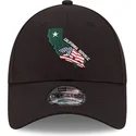cappelli-curva-nero-cinghia-regolabile-9forty-us-state-dei-california-republic-di-new-era