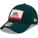 cappelli-curva-verde-cinghia-regolabile-9forty-us-state-dei-california-republic-di-new-era