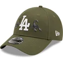 cappellino-curvo-verde-regolabile-9forty-rose-scorpion-dei-los-angeles-dodgers-mlb-di-new-era