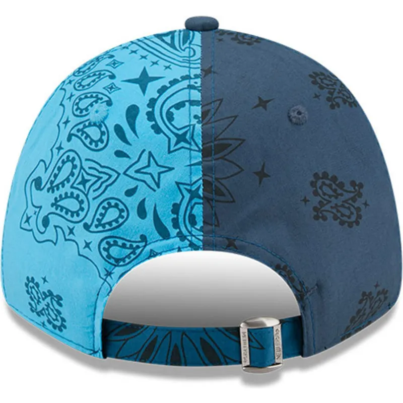 cappelli-curva-blu-cinghia-regolabile-9forty-paisley-print-dei-new-york-yankees-mlb-di-new-era cappelli-curva-blu-cinghia-regolabile-9forty-paisley-print-dei-new-york-yankees-mlb-di-new-era