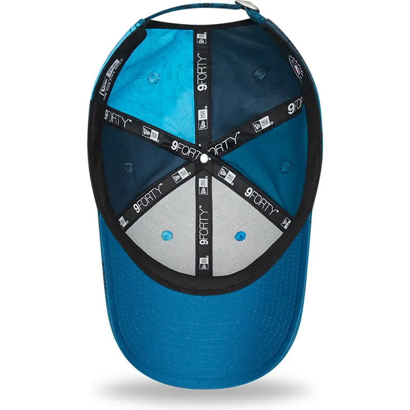 cappelli-curva-blu-cinghia-regolabile-9forty-paisley-print-dei-new-york-yankees-mlb-di-new-era cappelli-curva-blu-cinghia-regolabile-9forty-paisley-print-dei-new-york-yankees-mlb-di-new-era