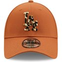 new-era-curved-brim-9forty-camo-infill-los-angeles-dodgers-mlb-brown-adjustable-cap