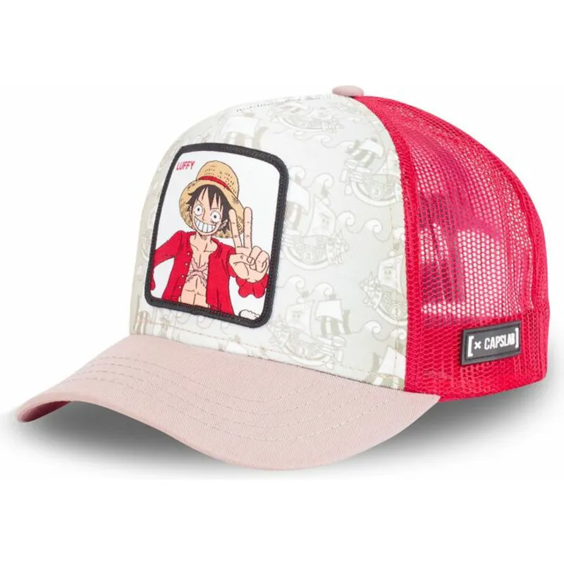 cappelli-curva-grigio-snapback-monkey-d-luffy-one-piece-di-capslab
