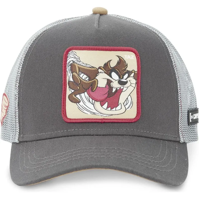 cappelli-curva-grigio-snapback-diablo-diavolo-della-tasmania-looney-tunes-di-capslab