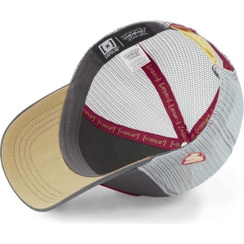 cappelli-curva-grigio-snapback-diablo-diavolo-della-tasmania-looney-tunes-di-capslab