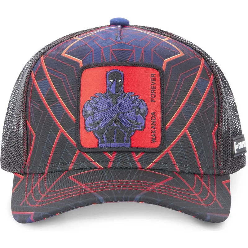 cappelli-curva-blu-marino-snapback-black-panther-marvel-comics-di-capslab