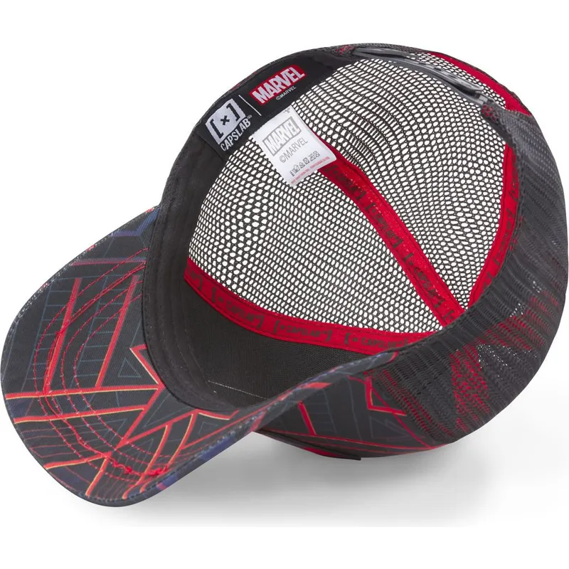 cappelli-curva-blu-marino-snapback-black-panther-marvel-comics-di-capslab