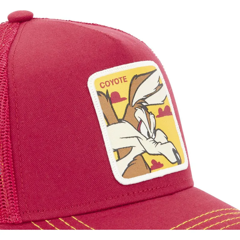 cappelli-curva-rosso-snapback-coyote-looney-tunes-di-capslab cappelli-curva-rosso-snapback-coyote-looney-tunes-di-capslab
