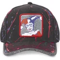 cappelli-curva-nero-cinghia-regolabile-harley-quinn-dc-comics-di-capslab
