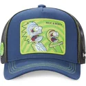 cappellino-trucker-blu-navy-psy1-rick-e-morty-di-capslab