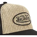 cappello-trucker-marrone-e-nero-paille-di-von-dutch