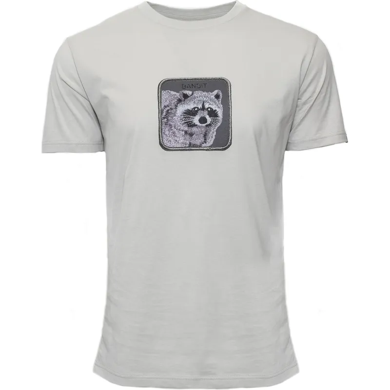 magliette-manica-corta-grigio-dei-manga-corta-gris-claro-mapache-bandit-the-farm-the-farm-di-goorin-bros