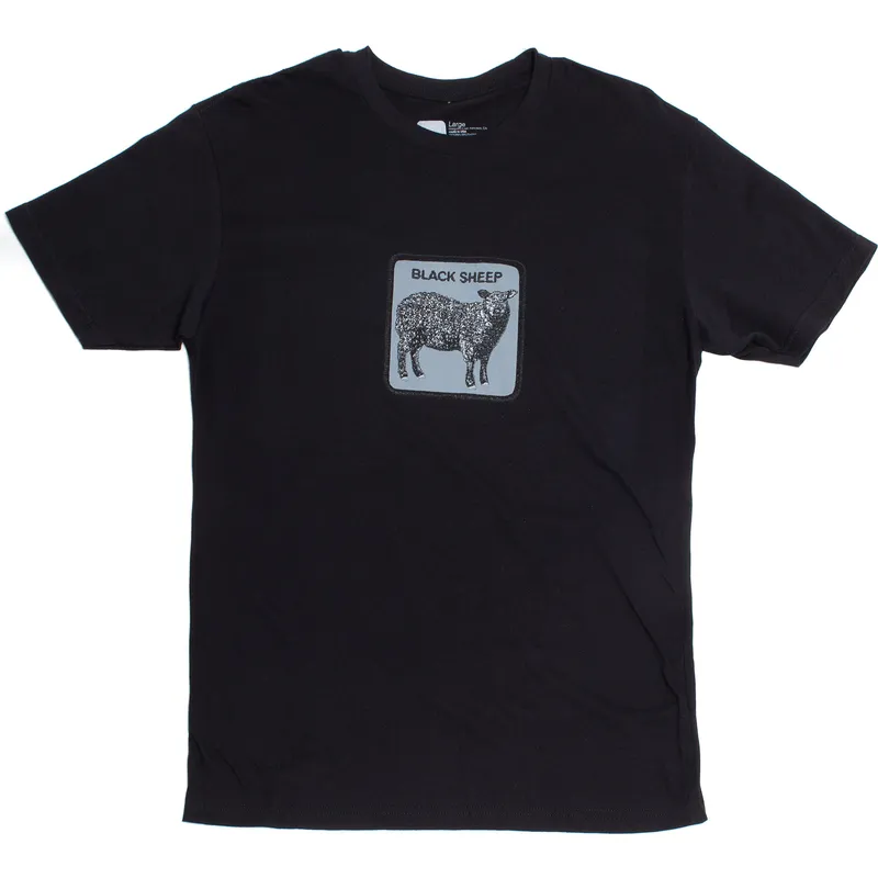 magliette-manica-corta-nero-dei-manga-corta-negra-oveja-black-sheep-herd-me-the-farm-the-farm-di-goorin-bros magliette-manica-corta-nero-dei-manga-corta-negra-oveja-black-sheep-herd-me-the-farm-the-farm-di-goorin-bros