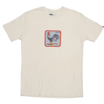 magliette-manica-corta-beige-dei-manga-corta-beige-gallo-cock-clucker-the-farm-the-farm-di-goorin-bros