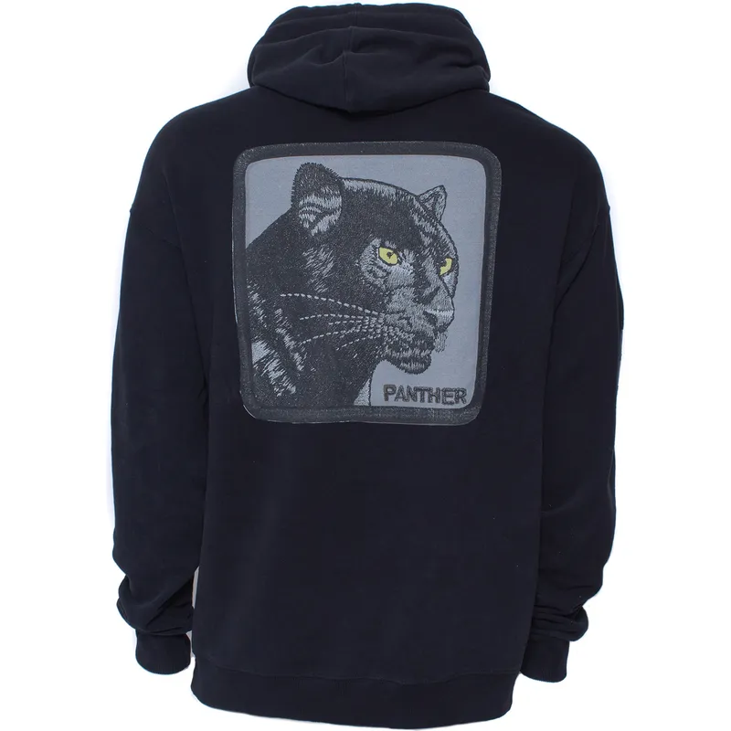felpe-con-cappuccio-nero-dei-sudadera-con-capucha-negra-pantera-panther-solitary-the-farm-the-farm-di-goorin-bros felpe-con-cappuccio-nero-dei-sudadera-con-capucha-negra-pantera-panther-solitary-the-farm-the-farm-di-goorin-bros