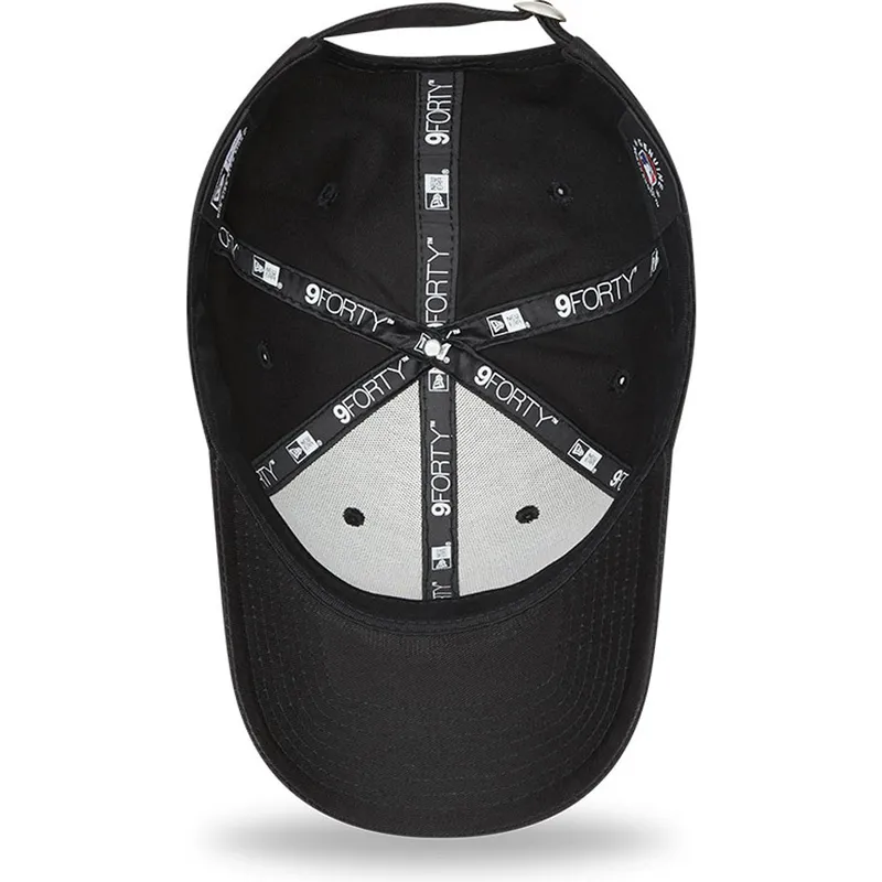 cappelli-curva-nero-cinghia-regolabile-9forty-diamond-era-dei-new-york-yankees-mlb-di-new-era