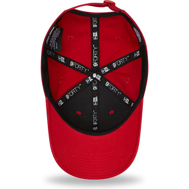 cappelli-curva-rosso-cinghia-regolabile-9forty-dei-reading-fightin-phils-milb-di-new-era