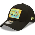 cappelli-curva-nero-cinghia-regolabile-9forty-di-new-era