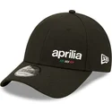 cappellino-curvo-nero-regolabile-9forty-repreve-flawless-di-aprilia-piaggio-di-new-era
