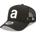 cappellino-trucker-nero-e-frame-metallic-di-aprilia-piaggio-di-new-era