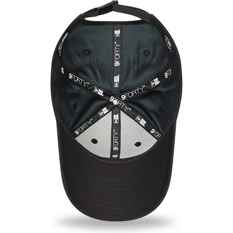 cappelli-curva-nero-cinghia-regolabile-9forty-sports-clip-dei-new-york-yankees-mlb-di-new-era cappelli-curva-nero-cinghia-regolabile-9forty-sports-clip-dei-new-york-yankees-mlb-di-new-era