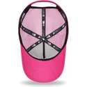 cappelli-curva-rosa-snapback-a-frame-tonal-mesh-dei-los-angeles-dodgers-mlb-di-new-era