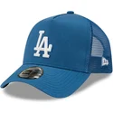 cappelli-curva-blu-snapback-a-frame-tonal-mesh-dei-los-angeles-dodgers-mlb-di-new-era