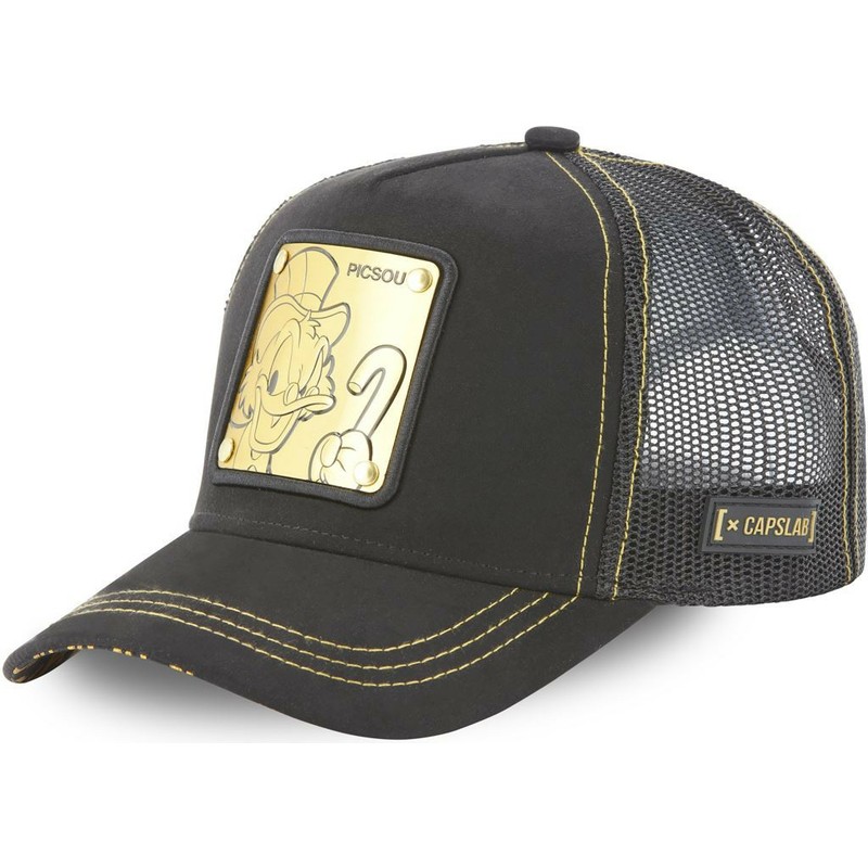 capslab-scrooge-mcduck-tag-scr2-disney-black-and-golden-trucker-hat
