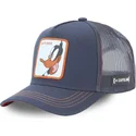 cappelli-curva-blu-marino-snapback-paperino-looney-tunes-di-capslab