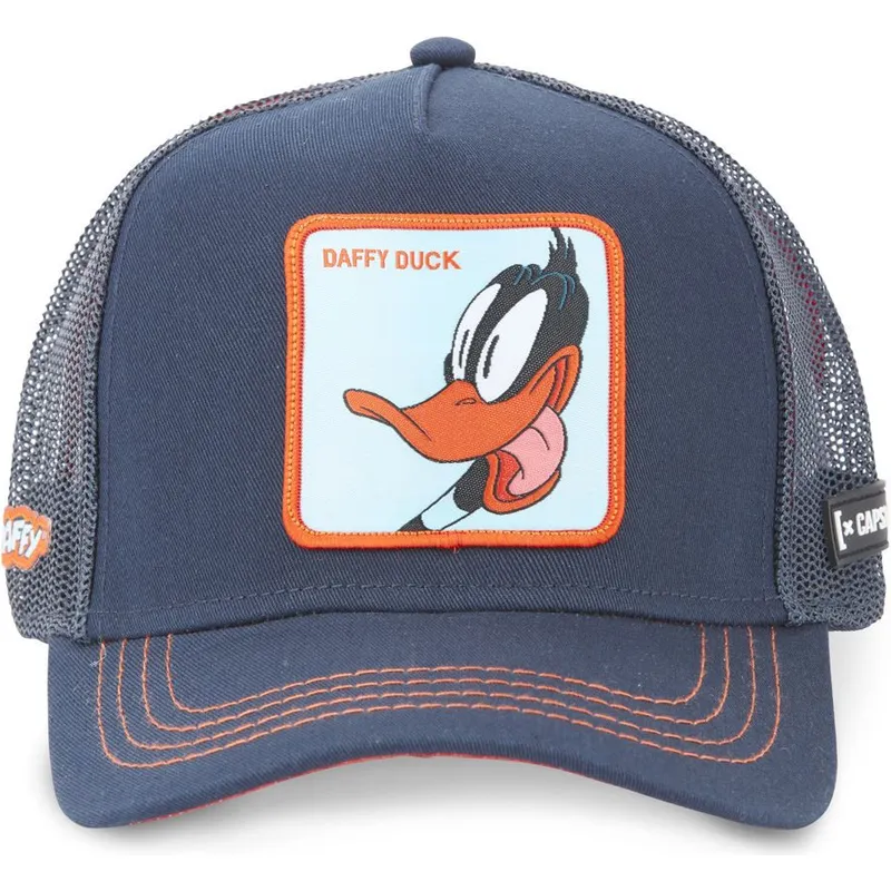 cappelli-curva-blu-marino-snapback-paperino-looney-tunes-di-capslab